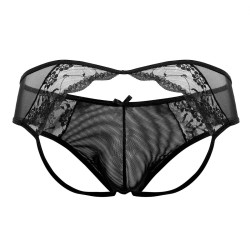 CandyMan Jockstrap Dentelle Lilith Noir